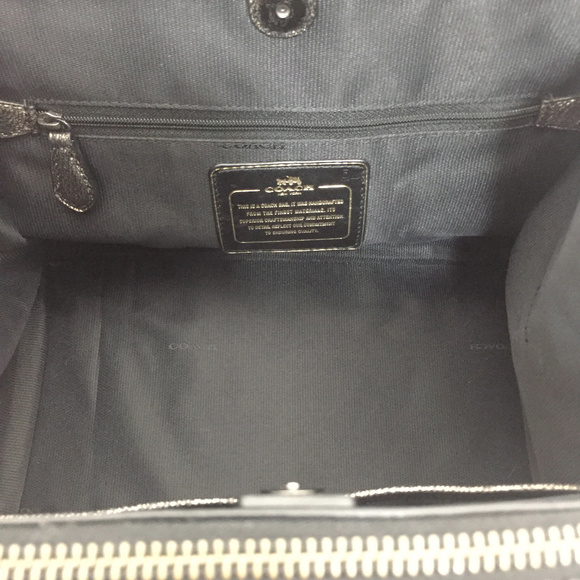 - SOLD - Coach Bronze Pebble Leather Tote - Picture 7 of 8